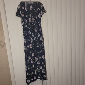 Floral Navy Dress